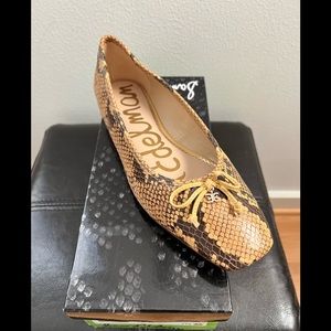 Sam Edelman Jillie Snake Print Leather